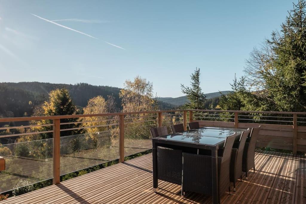 Le Cerf, Chalet Cocooning Avec Piscine Et Billard Ban-sur-Meurthe-Clefcy Kültér fotó