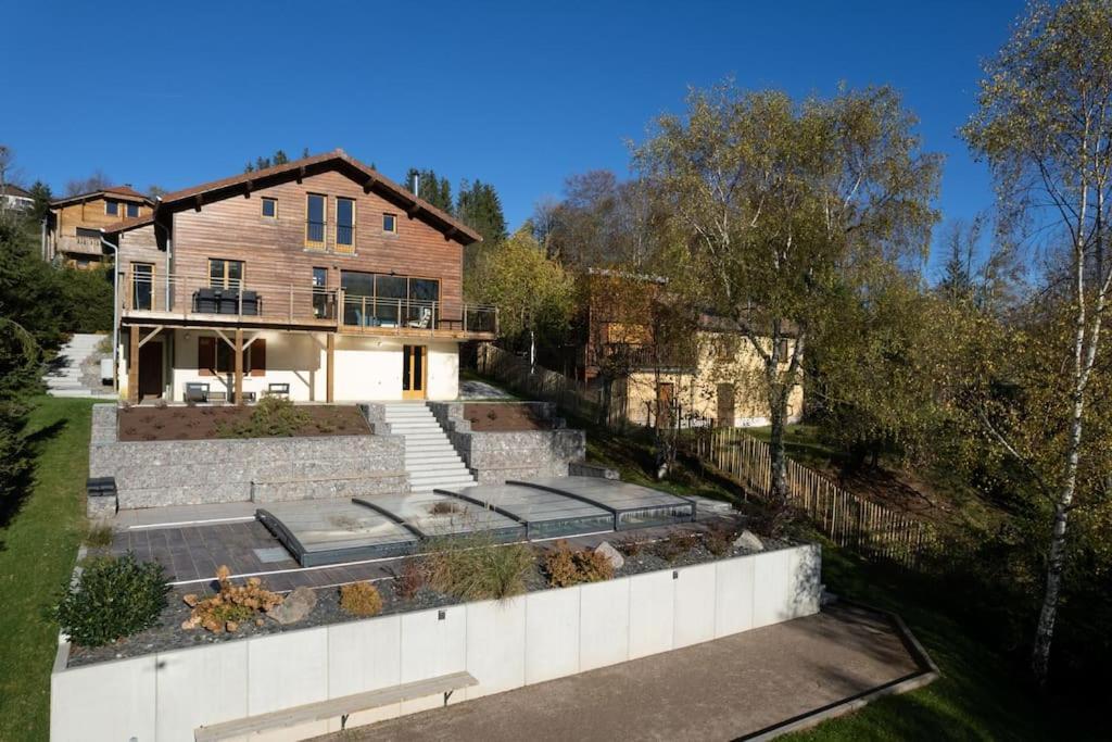 Le Cerf, Chalet Cocooning Avec Piscine Et Billard Ban-sur-Meurthe-Clefcy Kültér fotó