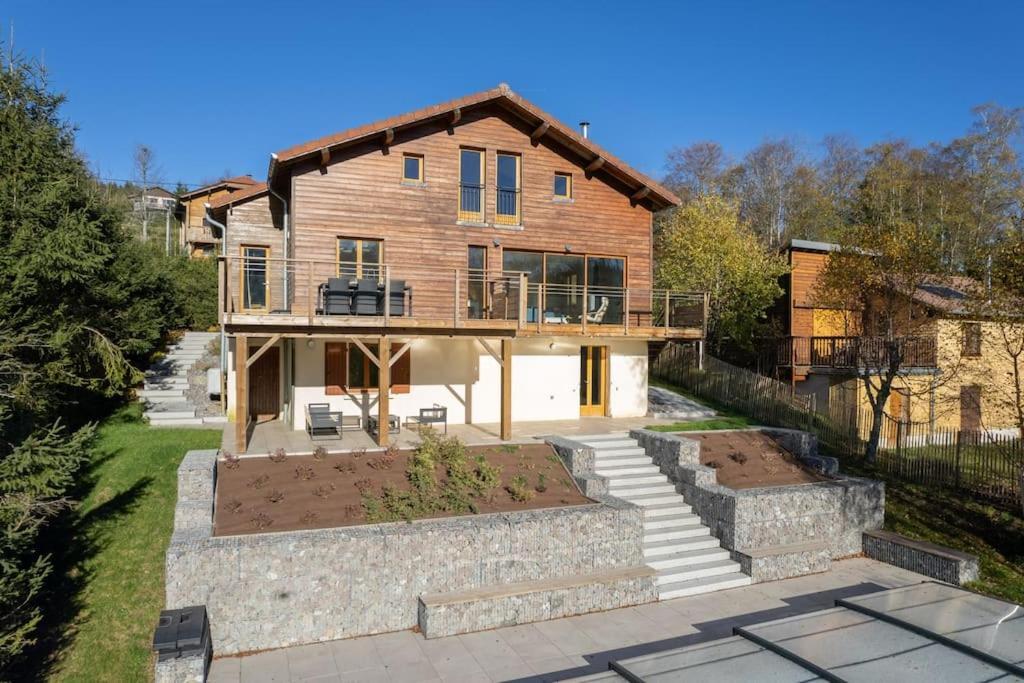 Le Cerf, Chalet Cocooning Avec Piscine Et Billard Ban-sur-Meurthe-Clefcy Kültér fotó